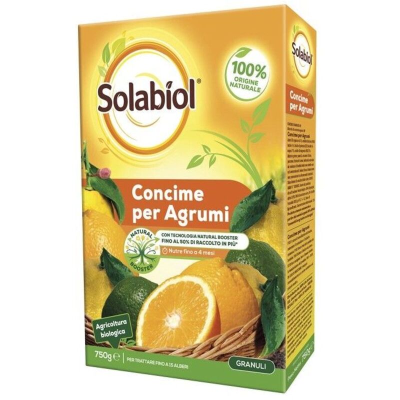 foto del prodotto concime granulare agrumi biologico 750gr solabiol