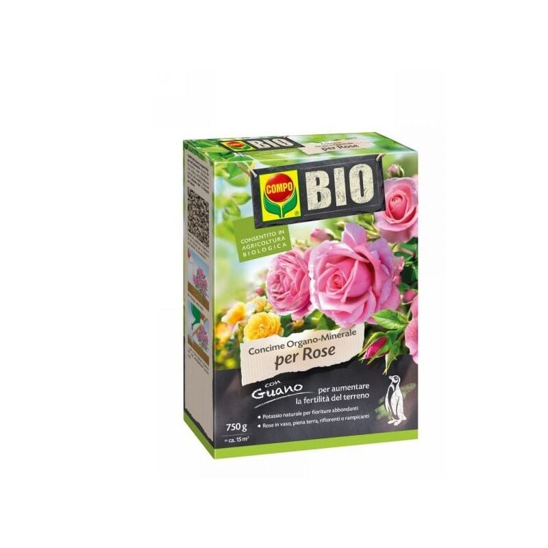 foto del prodotto concime granulare bio rose compo 750 gr