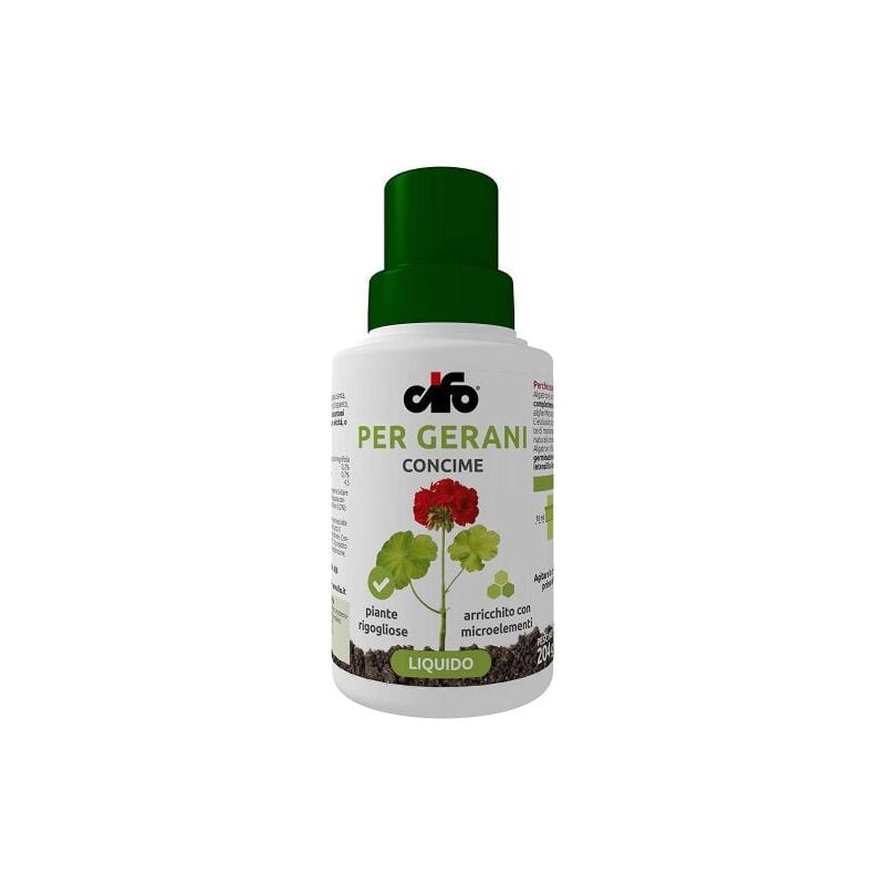 foto del prodotto concime liquido per gerani piante cifo ml 200 14260 