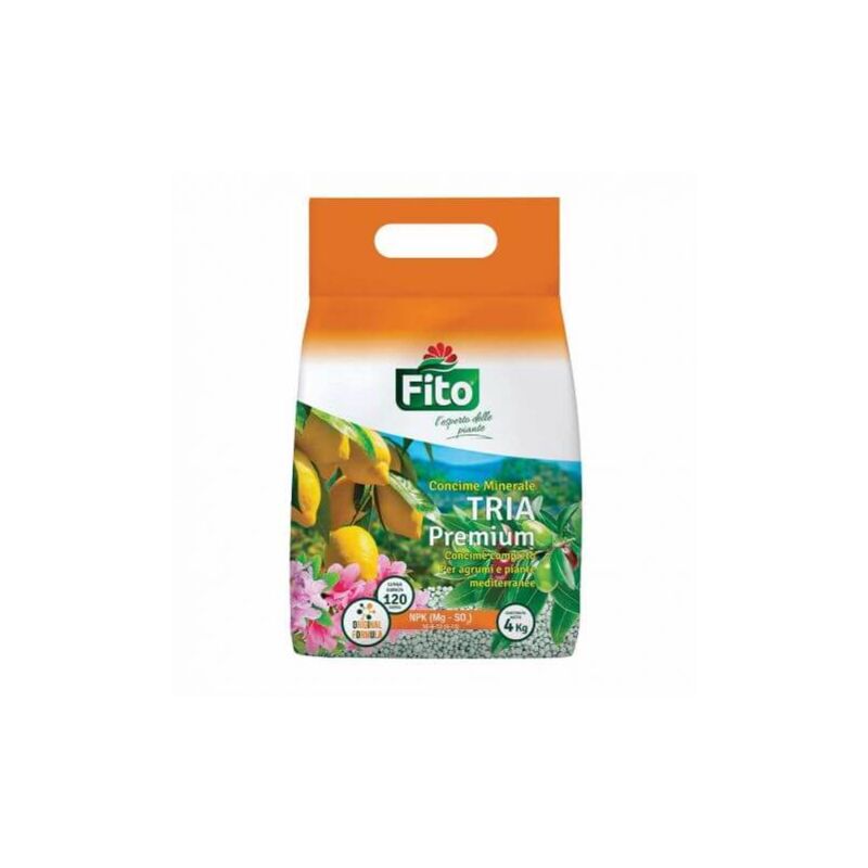 foto del prodotto concime minerale per agrumi e piante mediterranee fito tria premium 4kg