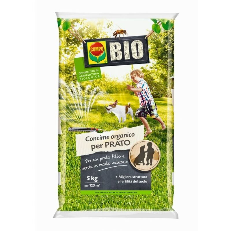 foto del prodotto concime organico per prato bio 5kg compo