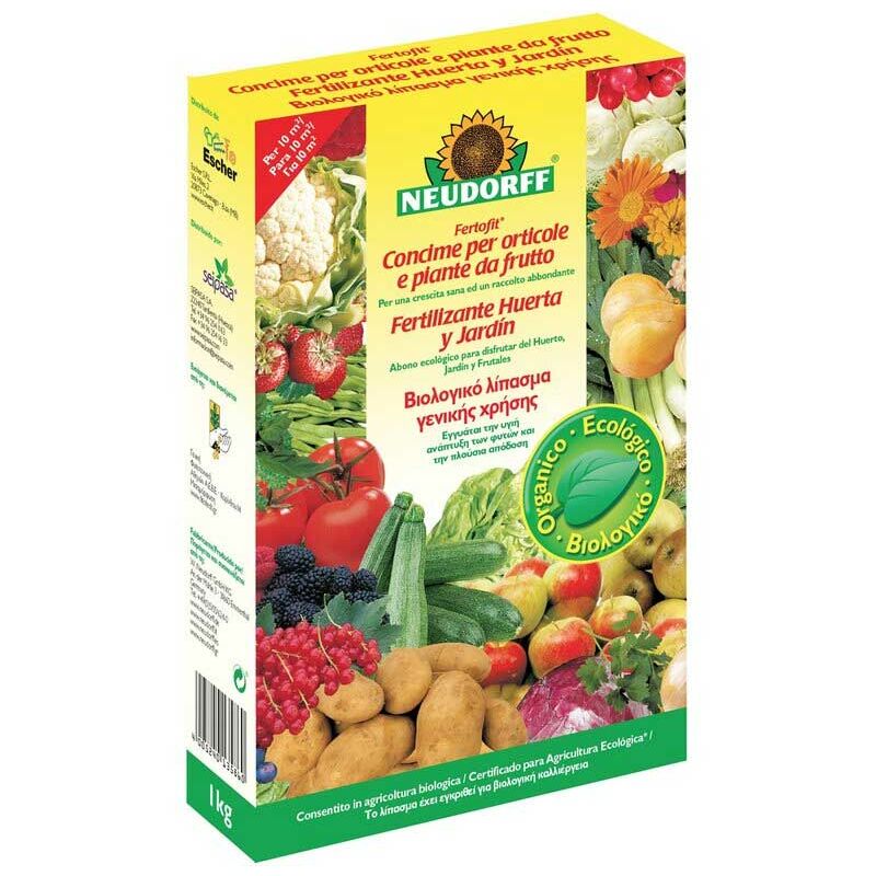 foto del prodotto concime per orticole e piante da frutto fertofit 1kg neudorff