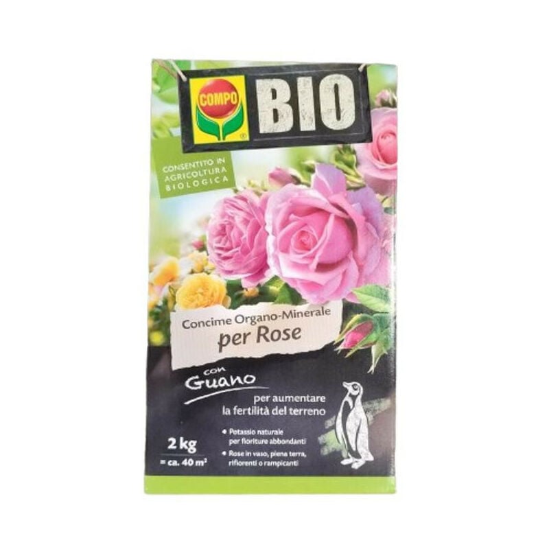 foto del prodotto concime per rose con guano del per 2 kg compo