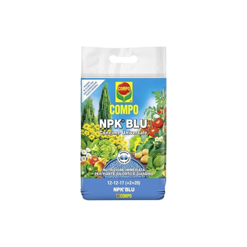 foto del prodotto concime universale granulato compo npk blu per orto kg 4 38619 