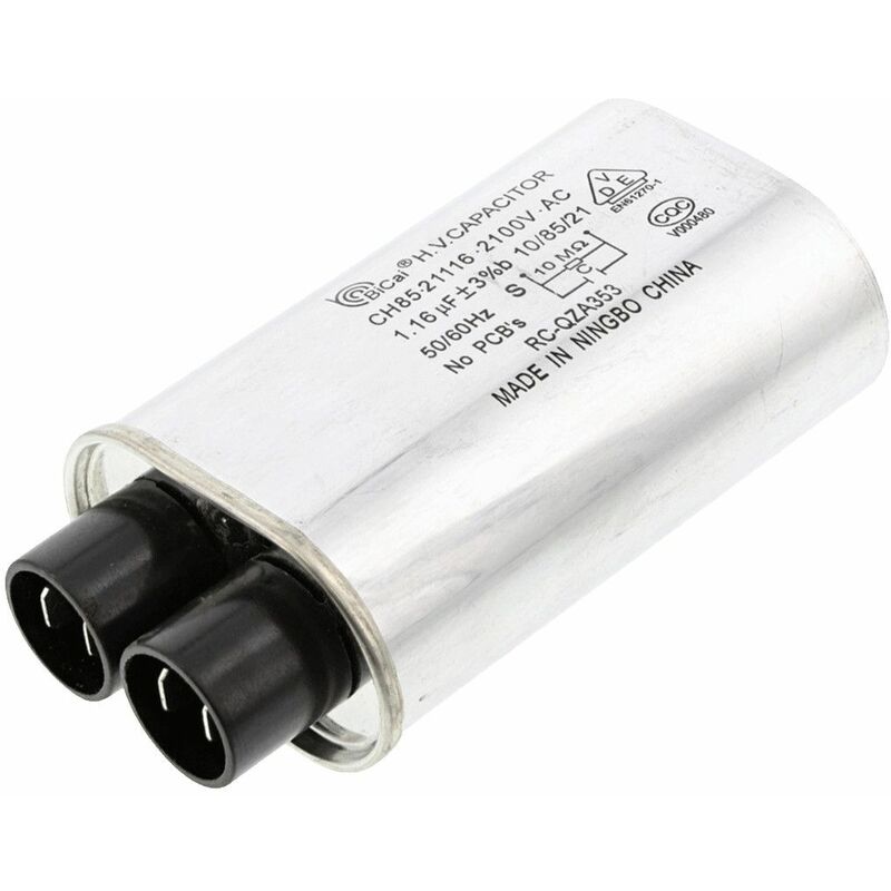 foto del prodotto condensatore 1,16 mf, 2100 v forni a microonde sharp 323575
