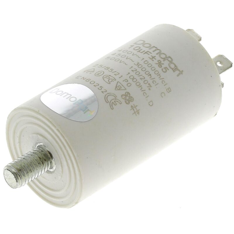 foto del prodotto condensatore, 10 f, 400v per asciugatrice whirlpool