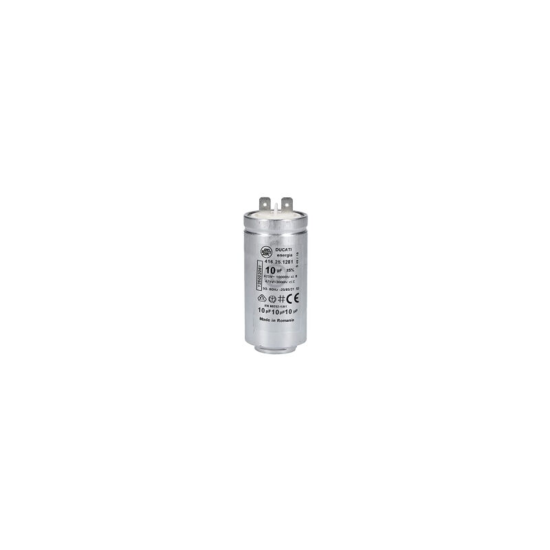 foto del prodotto condensatore 10 uf compatibile con aeg 125002061 5 per essiccatore