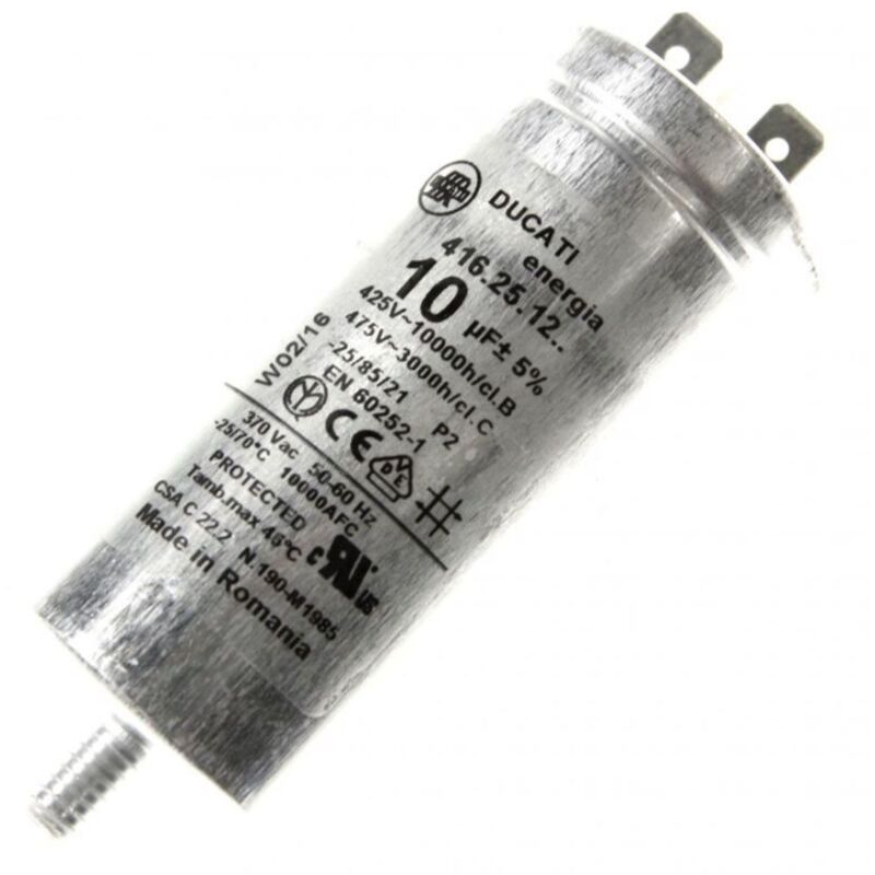 foto del prodotto condensatore 10mf 450v asciugatrice whirlpool 2945923662894647623