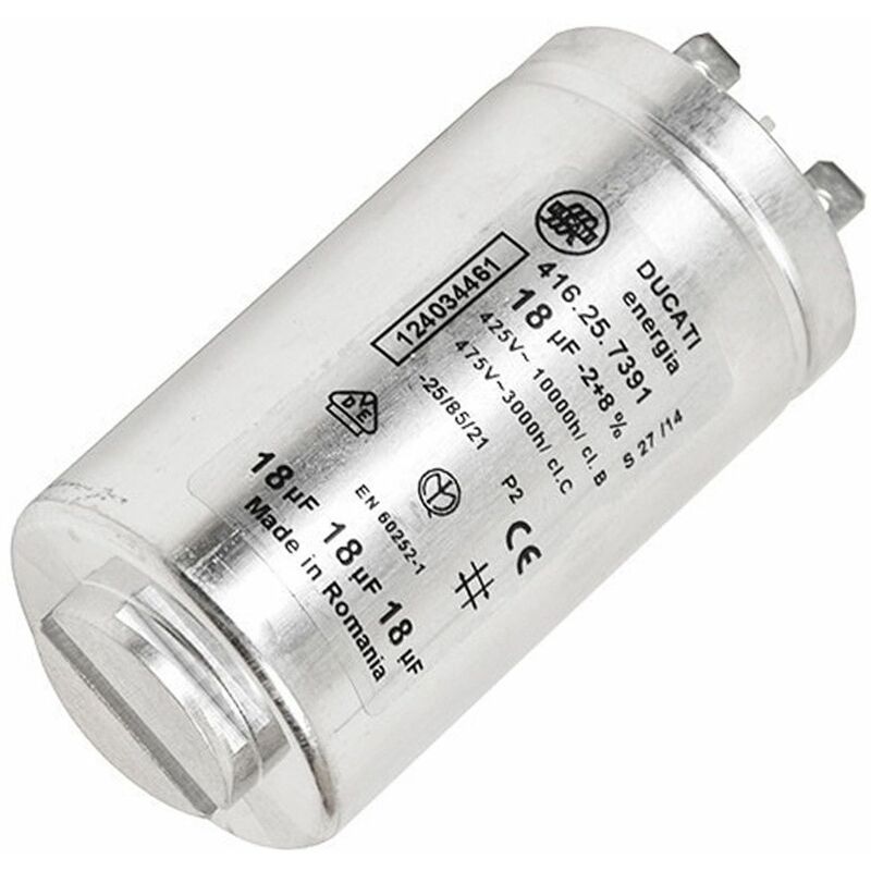 foto del prodotto condensatore 18 f asciugatrice electrolux 326842
