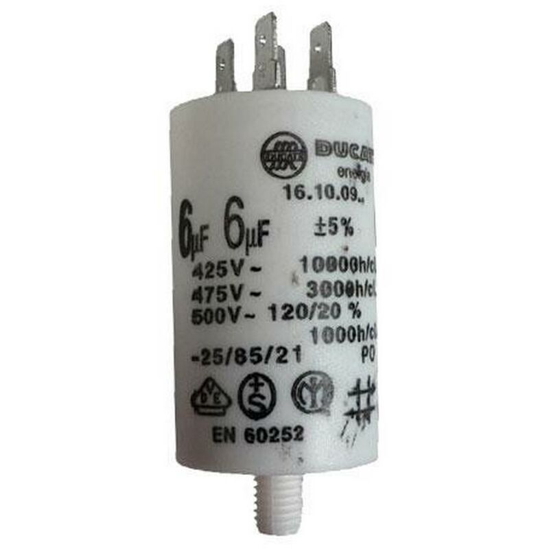 foto del prodotto condensatore 6mf 450v lavastoviglie fagor 101932