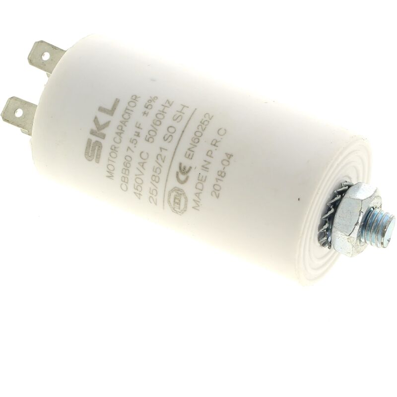 foto del prodotto condensatore 7,5 f 420v 450v c00095649 per asciugatrice candy