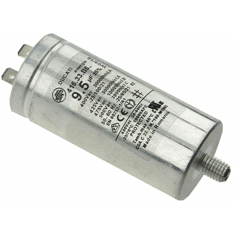 foto del prodotto condensatore 9,5 f asciugatrice indesit 4366978