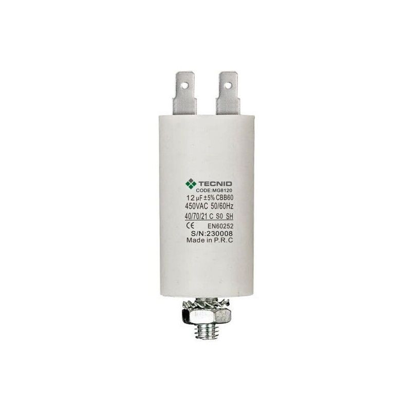 foto del prodotto condensatore capacitore 12 f 12uf 12 f 450v 50 60hz