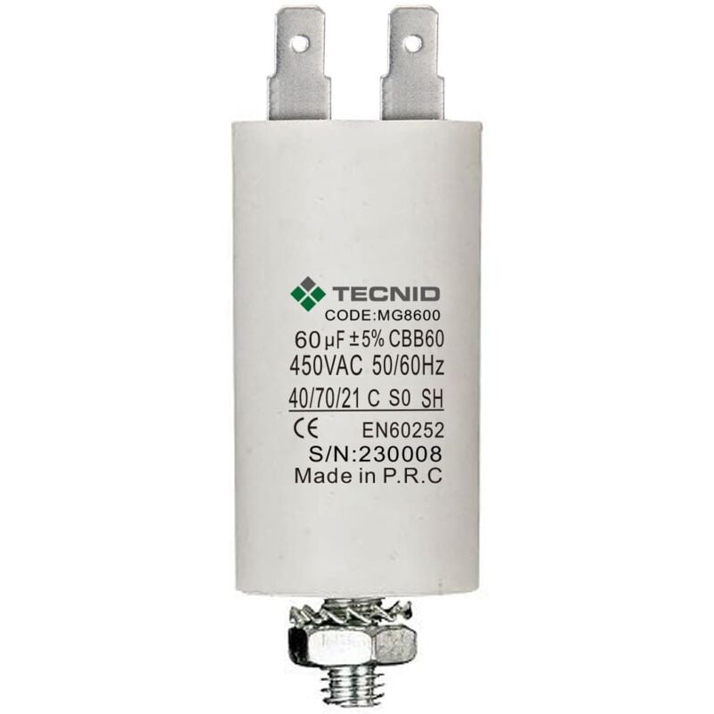 foto del prodotto condensatore capacitore 60 f 60uf 60 f 450v 50 60hz