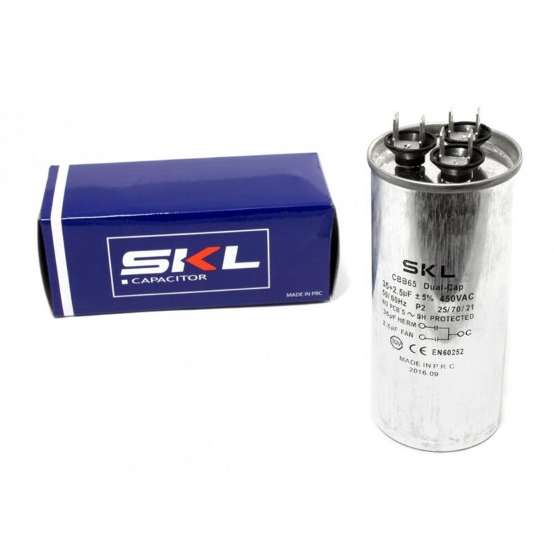 foto del prodotto condensatore corazzato condizionamento skl 35 2.5f 450v
