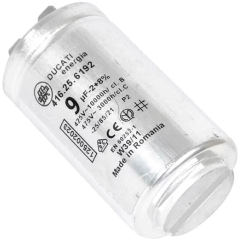 foto del prodotto condensatore ducati corazzato per asciugatrice electrolux rex varie 9mf