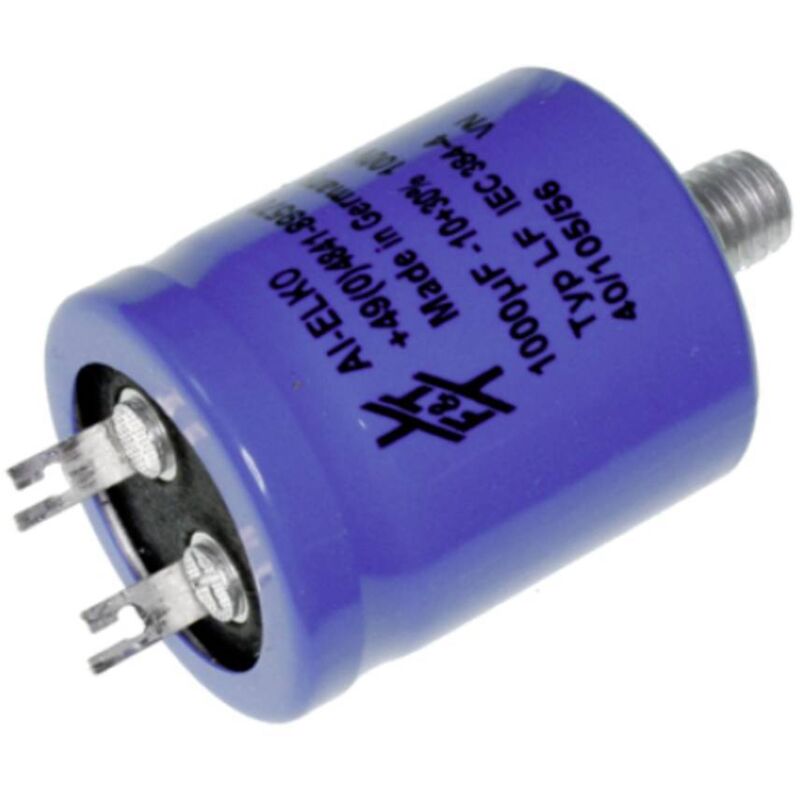 foto del prodotto condensatore elettrolitico ftcap lfb22302535050 / 1014290 22000 f 25 v ( x l) 35 mm x 50 mm 1 pz. linguetta di saldat