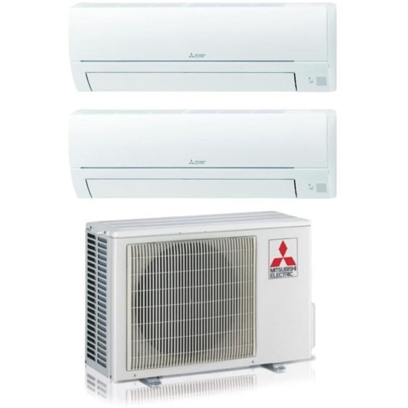 foto del prodotto condizionatore dual split mitsubishi electric smart msz hr 9 12 con mxz 2ha50vf r 32 wi fi optional