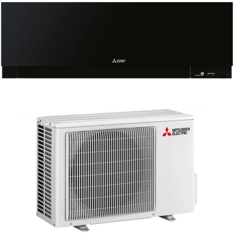 foto del prodotto condizionatore mitsubishi electric kirigamine zen black 12000 btu r 32 wi fi integrato