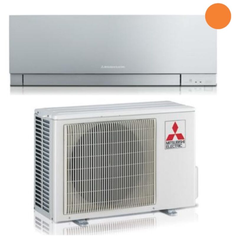 foto del prodotto condizionatore mitsubishi electric kirigamine zen silver 15000 btu r 32 wi fi integrato