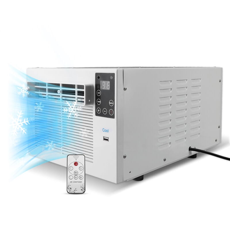 foto del prodotto condizionatore portatile mobile da 280 w, dispositivo di raffreddamento da 1900 btu, mini condizionatore, purificatore ed eliminazione degli odori,