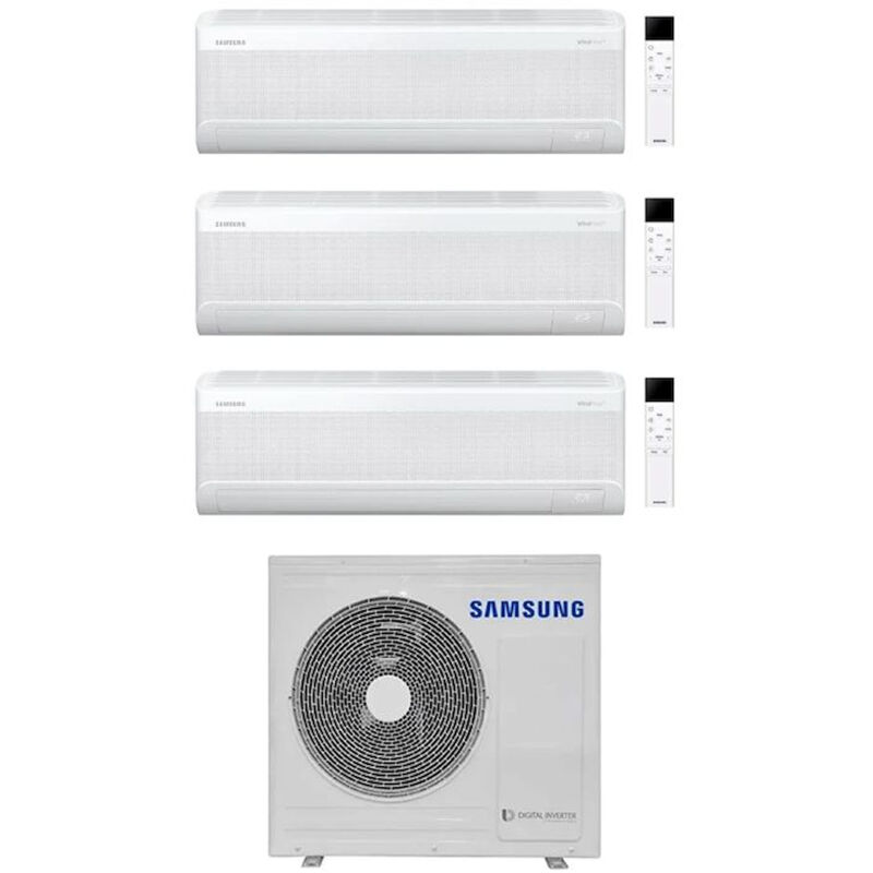 foto del prodotto condizionatore trialsplit windfree avant s2 7000 9000 9000 btu 6.8kw inverter wifi codice prod ar70f07 09 09 c1awneu aj068tx samsung