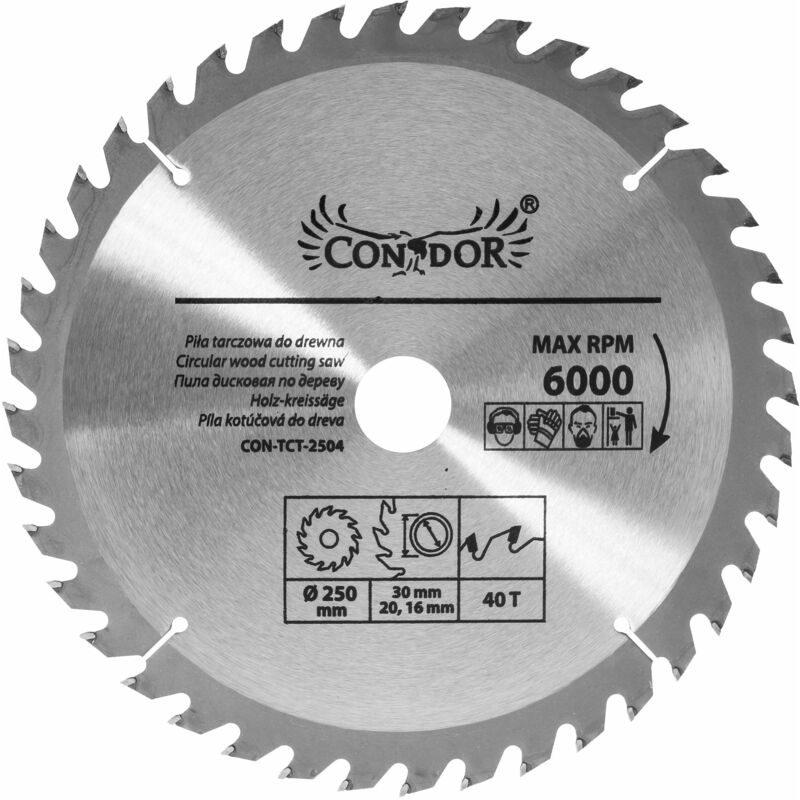 foto del prodotto condor pi a tarczowa widiowa 250 x 30 x 40 z b w