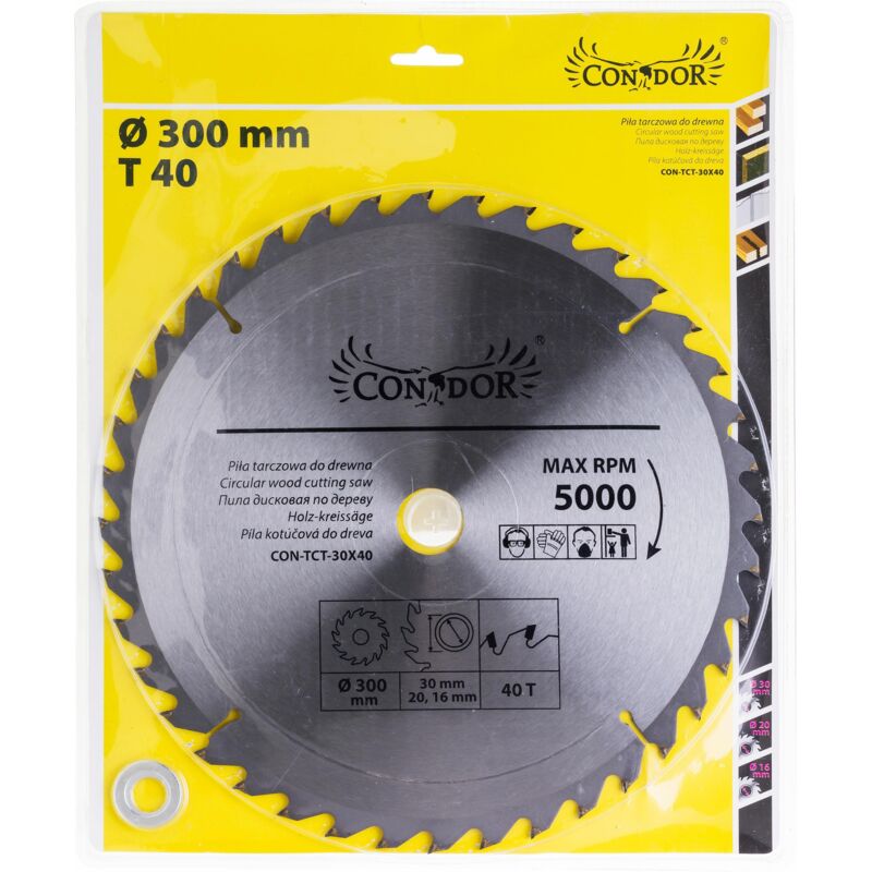 foto del prodotto condor pi a tarczowa widiowa 300 x 30 x 40 z b w