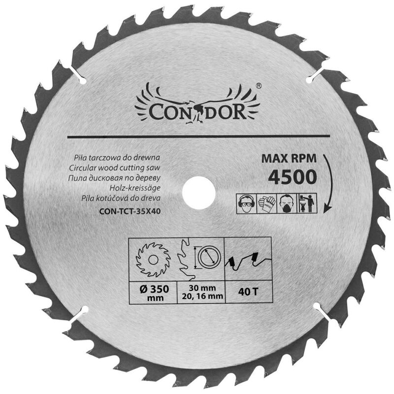 foto del prodotto condor pi a tarczowa widiowa 350 x 30 x 40 z b w