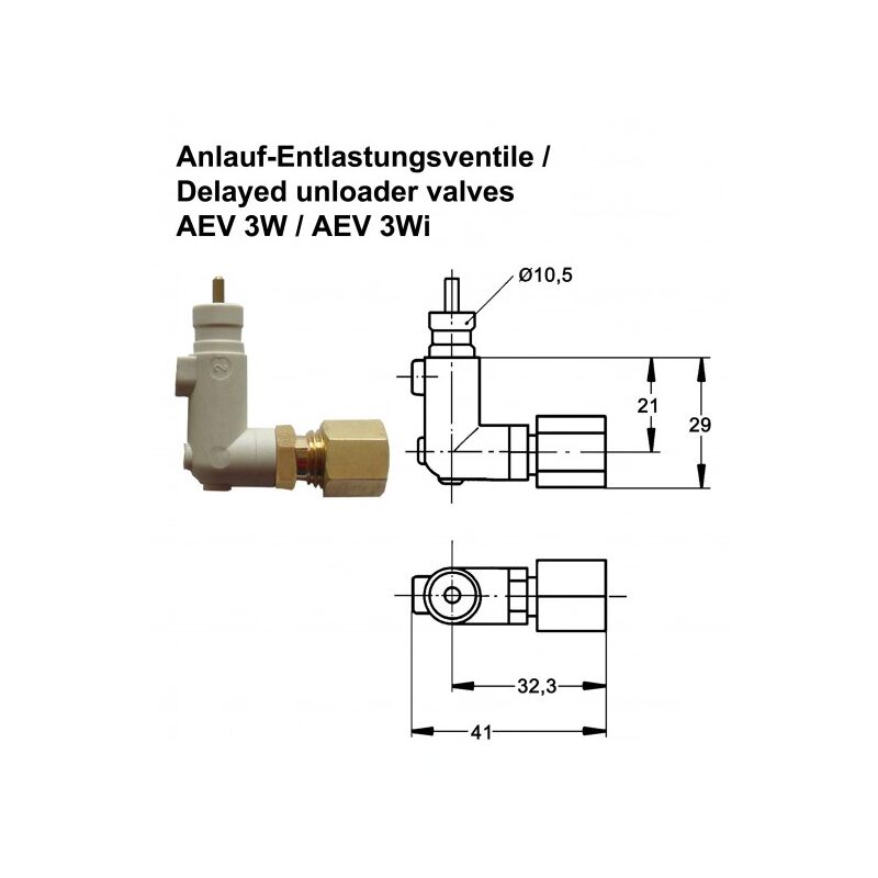 foto del prodotto condor valvola di sicurezza di avviamento in plastica 90 per pressostato mdr 3 201137
