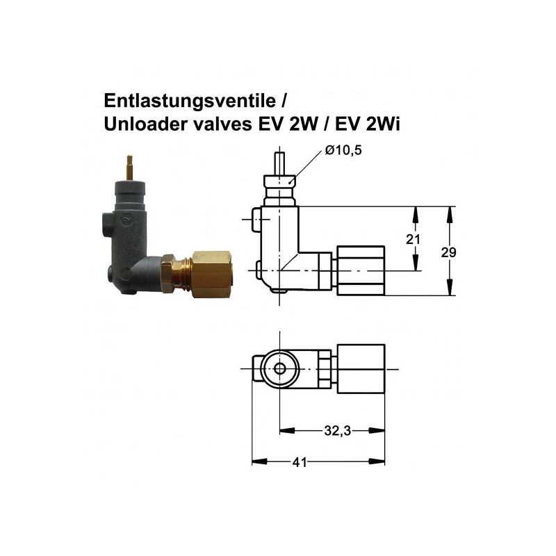 foto del prodotto condor valvola di sicurezza ev 2w per pressostato 200697