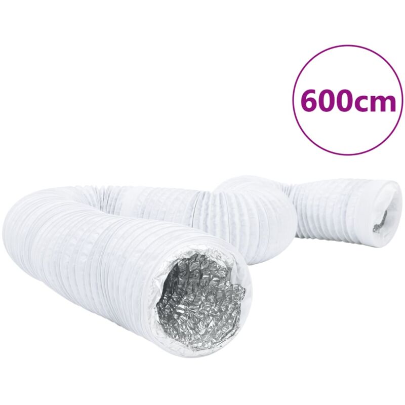foto del prodotto condotto di ventilazione in alluminio e pvc 6 m 20 cm vidaxl