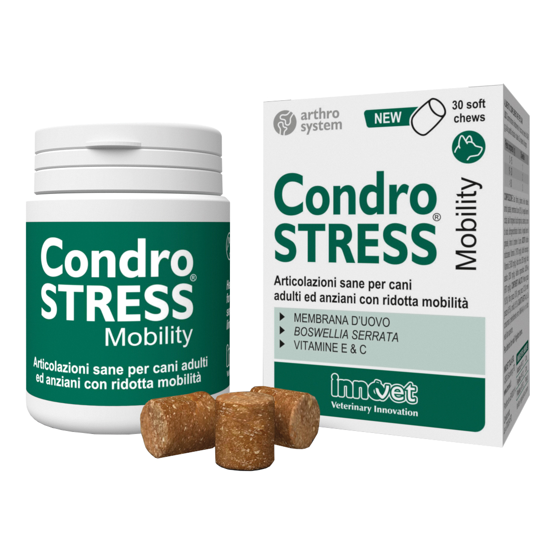 foto del prodotto condrostress mobility 30 soft chews