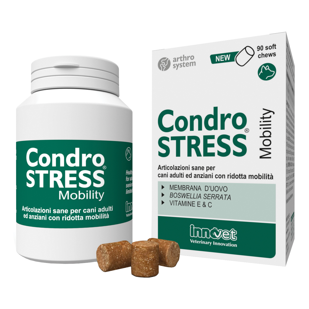 foto del prodotto condrostress mobility 90 soft chews