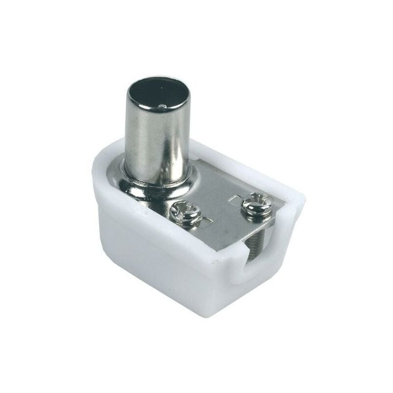 foto del prodotto conector tv macho acodado 9,5 mm.