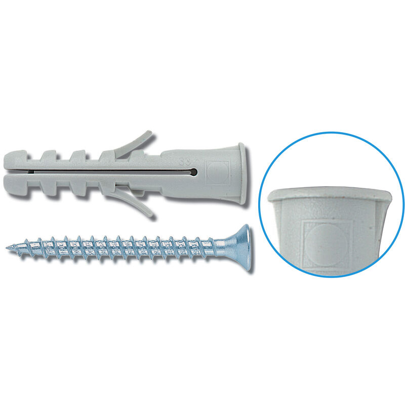 foto del prodotto conf.10 tasselli c bordo c vite mm.6 - elematic