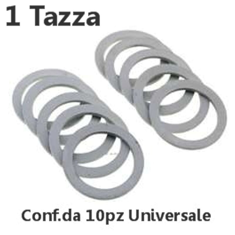 foto del prodotto conf.10pz guarnizione gomma caffettiera moka 1 tazza universale