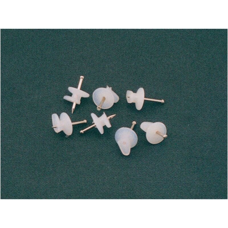 foto del prodotto conf. 20 ganci per quadri in nylon a 1 punta
