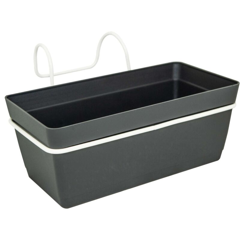 foto del prodotto conf. 3 balconette cm.21x10x8h antracite