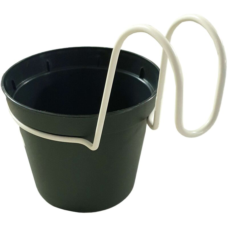foto del prodotto conf. 6 vasetti d 10 cm con agganci antracite