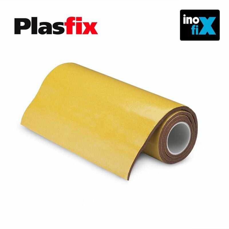 foto del prodotto confezione 1 feltro sintetico marrone adesivo 200x500mm plasfix inofix