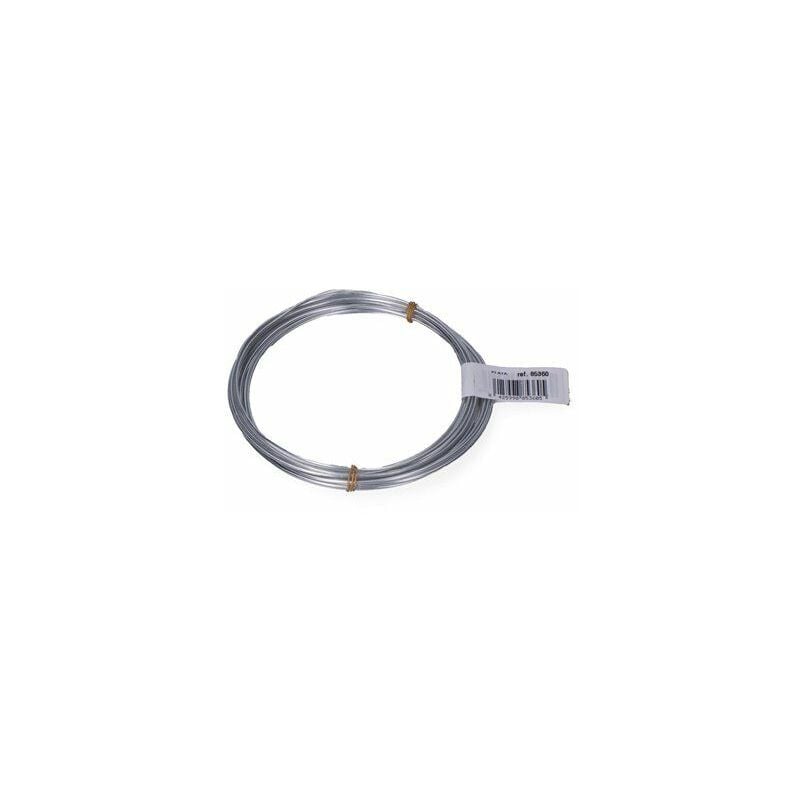 foto del prodotto confezione 1 unit . rotolo di filo di alluminio 1,5 mm 5 m argento