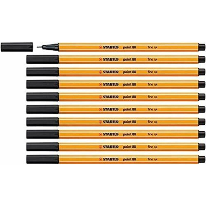 foto del prodotto confezione 10pz fineliner point 88 blu notte