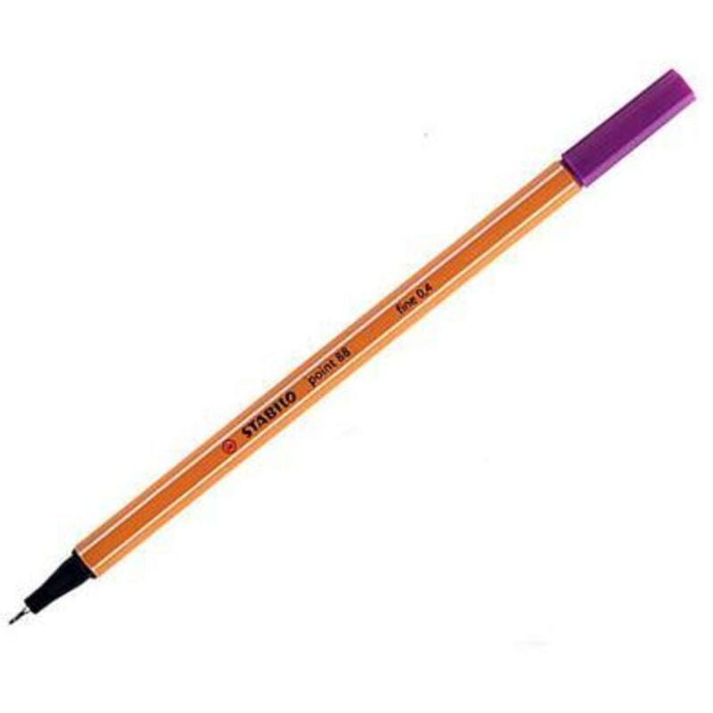 foto del prodotto confezione 10pz fineliner point 88 lilla