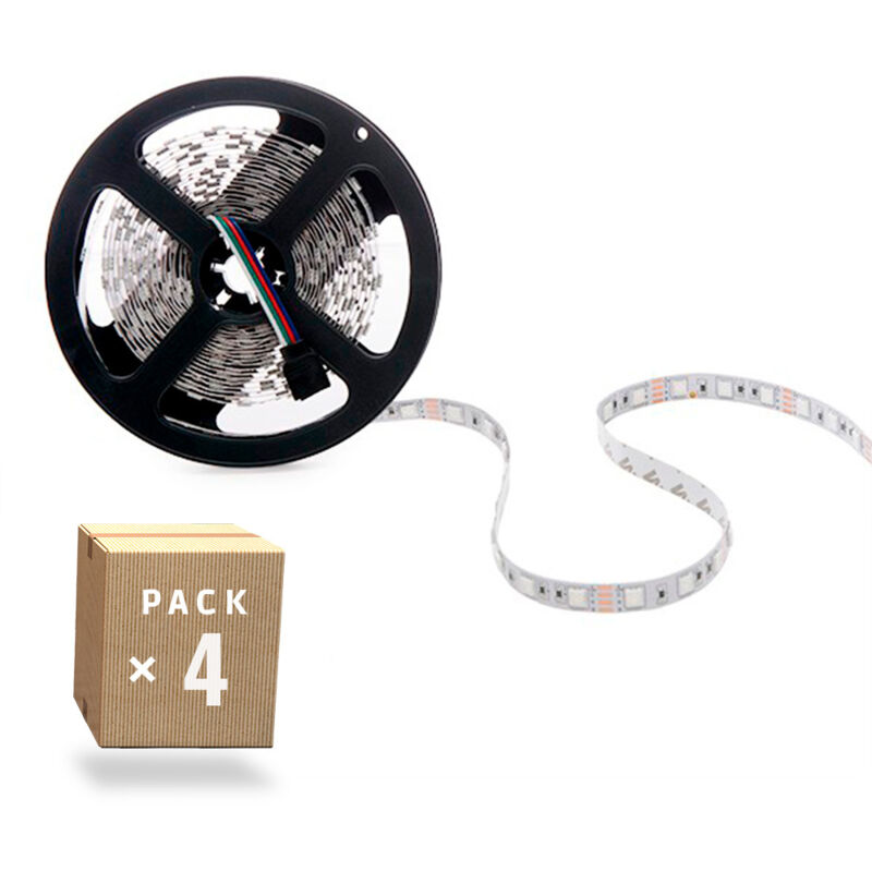 foto del prodotto confezione 4 strisce led 72w 4200lm 300