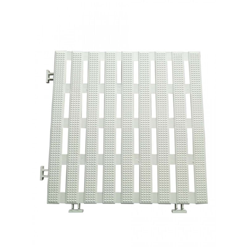 foto del prodotto confezione 50 lastre anti slip 30 cm quadrati quadrati bianco 50 pezzi impermeabile pvc per tutte le zone umide