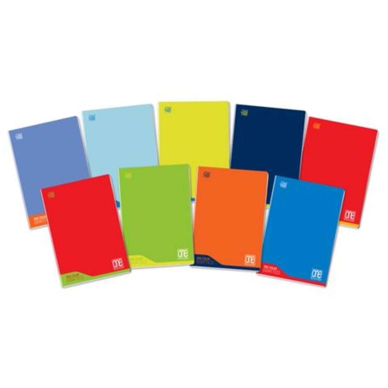 foto del prodotto confezione 6 maxi quaderni didattici 0b one color