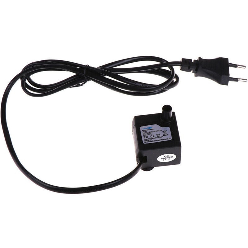 foto del prodotto confezione ac 220v 3w piccola pompa sommergibile regolabile per acquario, fontana, laghetto.