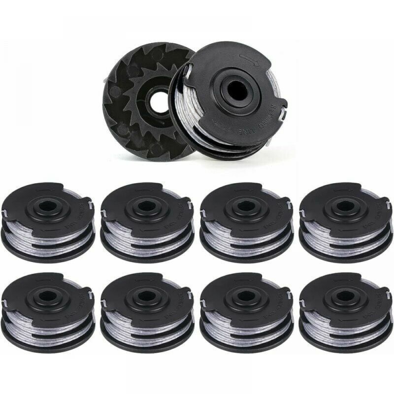 foto del prodotto confezione da 10 bobine di filo di ricambio per decespugliatore lidl parkside prta 20-li a1, b2, c3, prt 550 a1, a3, prt 300 a1