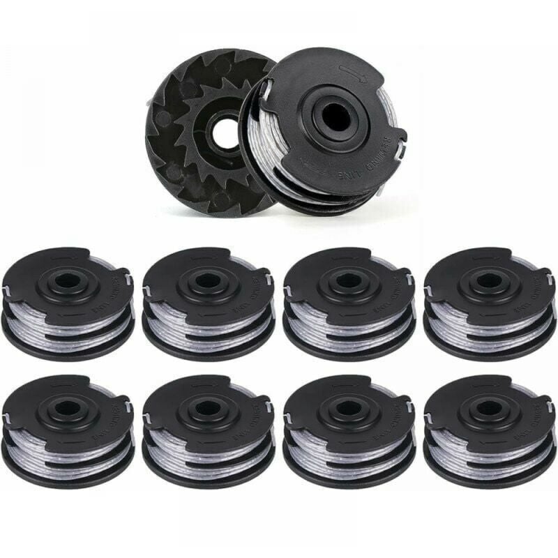 foto del prodotto confezione da 10 bobine di filo di ricambio per decespugliatori lidl parkside prta 20 li a1, b2, c3, prt 550 a1, a3, prt 300 a1